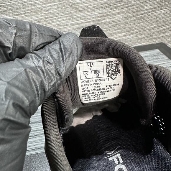 Saucony Guide 15 Shoes Athletic Running Black Sneakers - Womens 7 - Picture 10 of 14